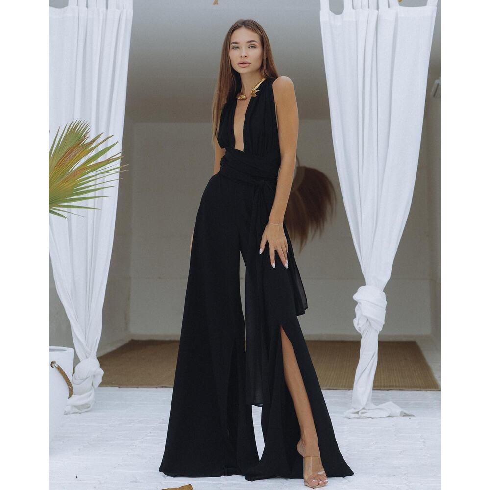 Chic Le Frique Gizela Jumpsuit - L - Black